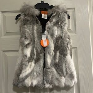 Real Fur hooded Vest